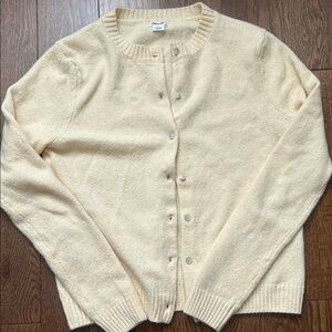 Urban Outfitters Butter Yellow Cardigan